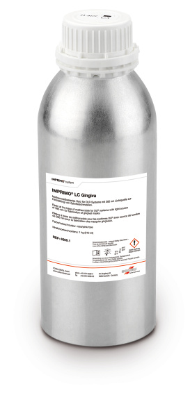 IMPRIMO® LC Gingiva, DLP / 385 nm, rosa, 3D Druck, Harz, Produktbild