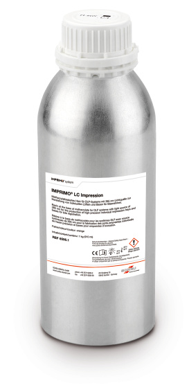 IMPRIMO® LC Impression, DLP / 385 nm, orange, 3D Druck, Harz, Produktbild, Katalog